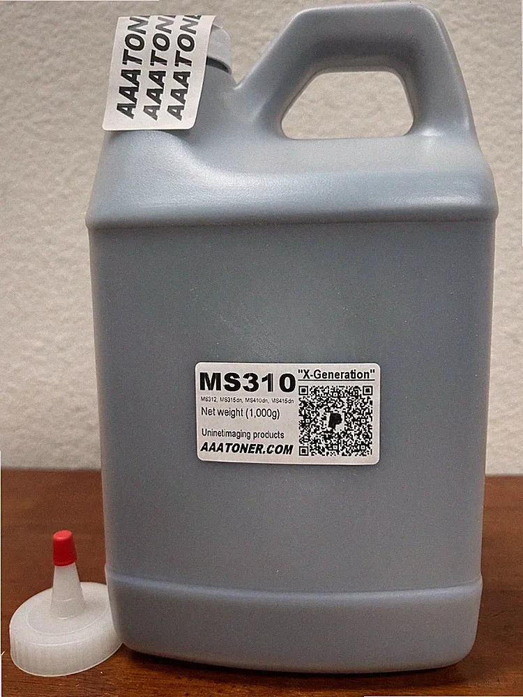 (1,000g) BULK Toner Refill for Lexmark MS310 MS312 MS315 MS410 MS415 510 610