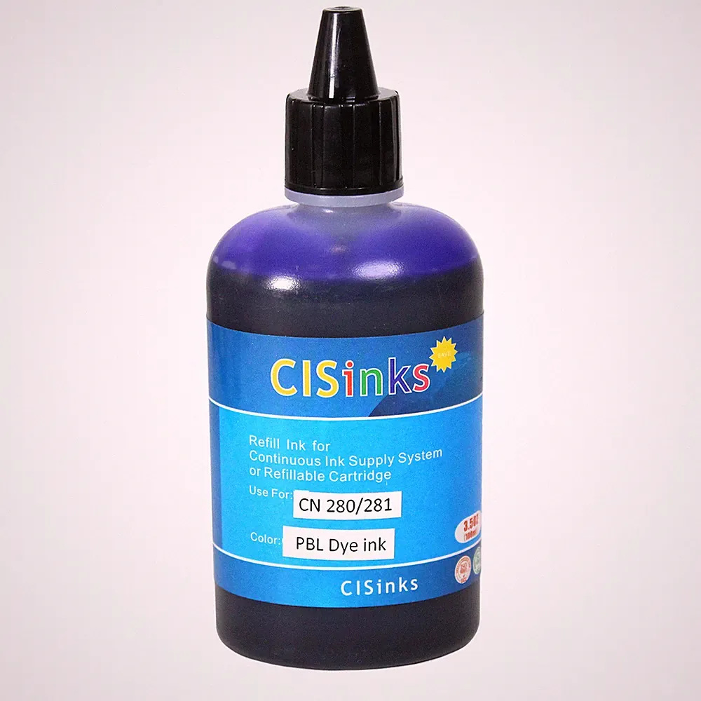 100ML Photo Blue Dye Bulk Refill INK Compatible for Canon Pixma TS9120 TS8120