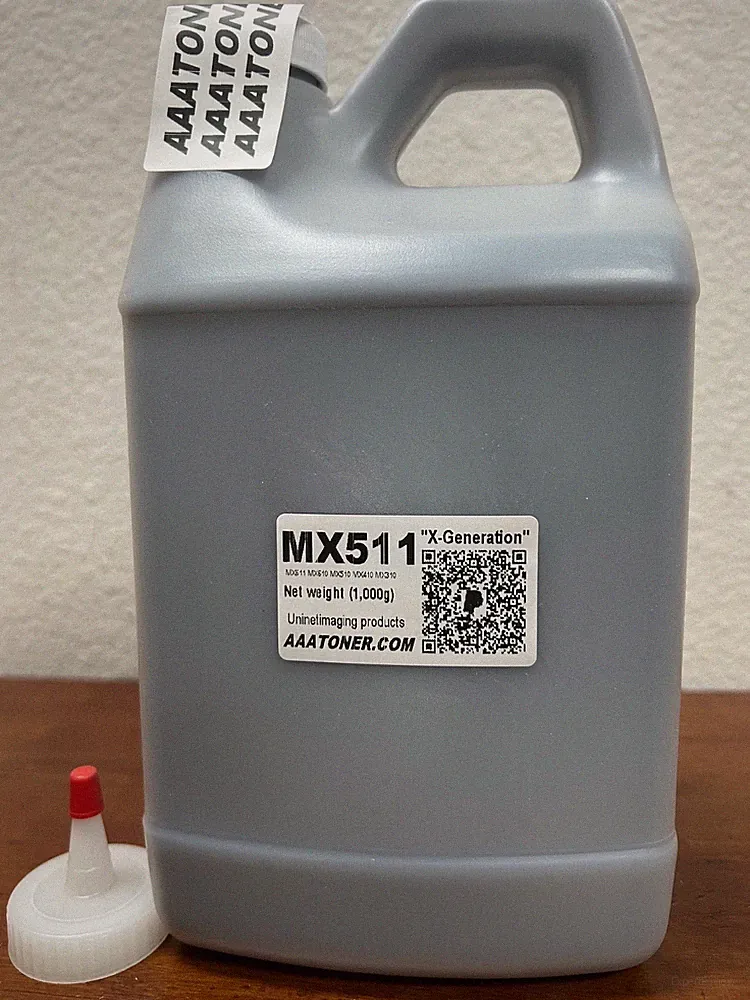 (1KG/1,000g) BULK Toner Refill for Lexmark MX511 MX611 MX610 MX510 MX410 MX310