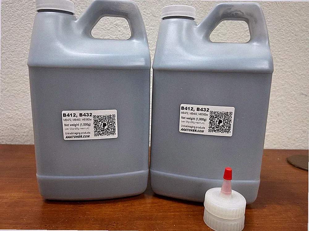 (2kg/2,000g) BULK Toner Refill for OKI B412, B432, MB472, MB492, MB562w