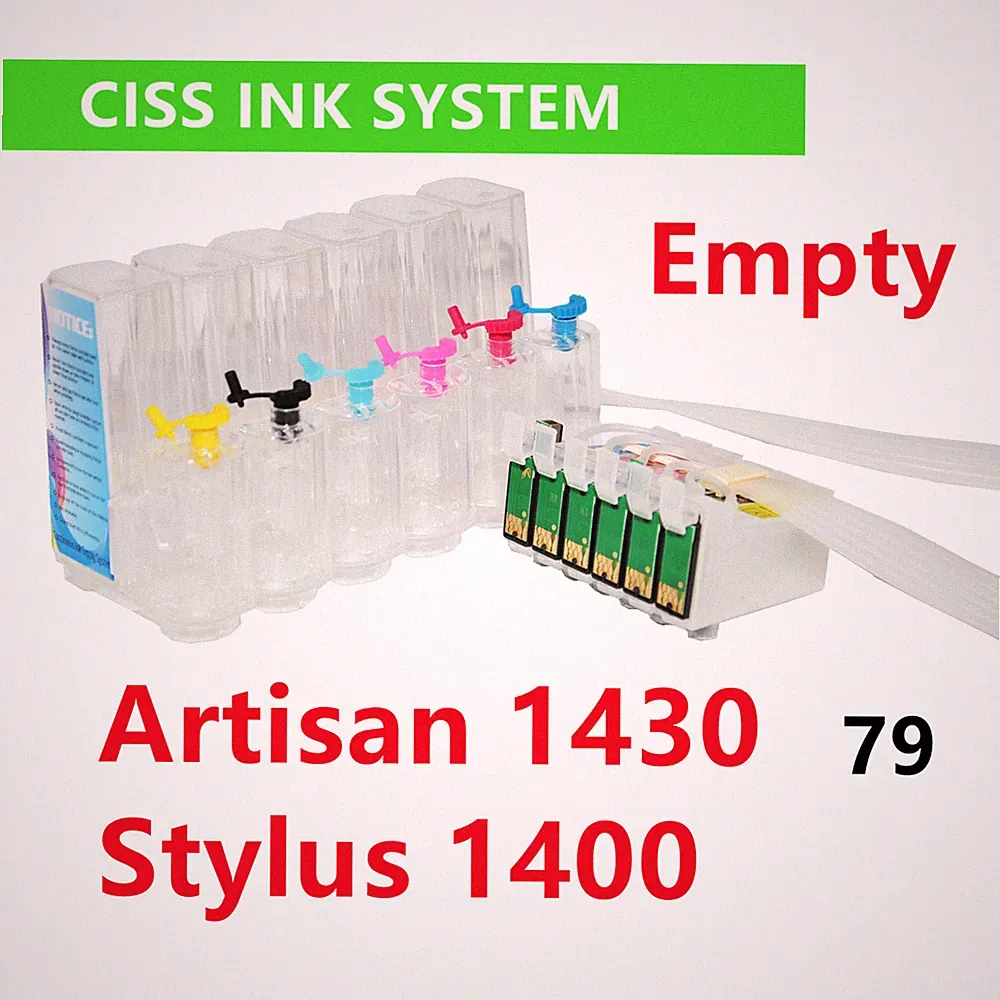 CIS CISS Ink System for Artisan 1430 Stylus 1400 printer t079 79 ink cartridge