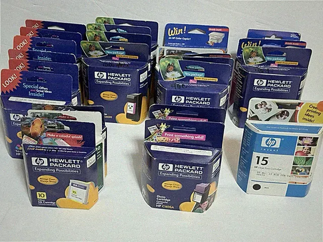💥Lot of 25 💥 HP Misc Ink Cartridges 💥NOS - 💥HP brand - 💥See Photos & Desc.