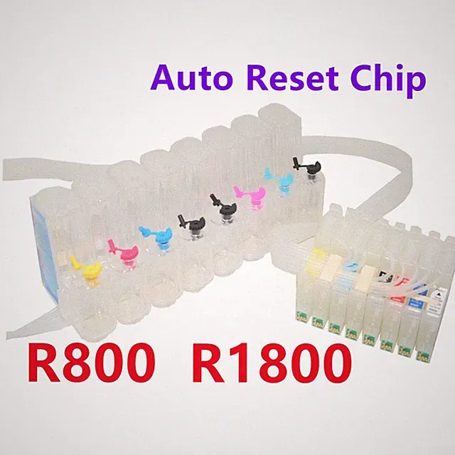 Refillable Empty Cis ciss ink system for Stylus R800 R1800 T054 54 cartridge