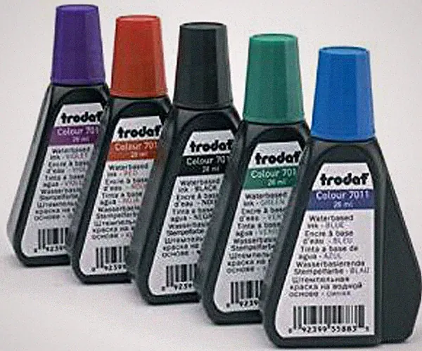 Water based Re-fill Ink for self inking Ideal/Trodat Stamps & stamp pads - 1 INK